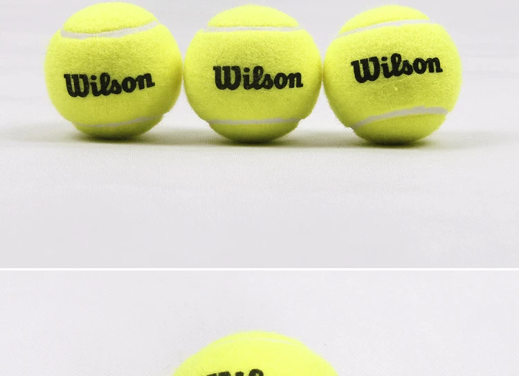 Bolas de treinamento não pressurizadas Wilson para crianças e adultos, acessórios originais de tênis, 30 pcs, 20 pcs, 10 pcs