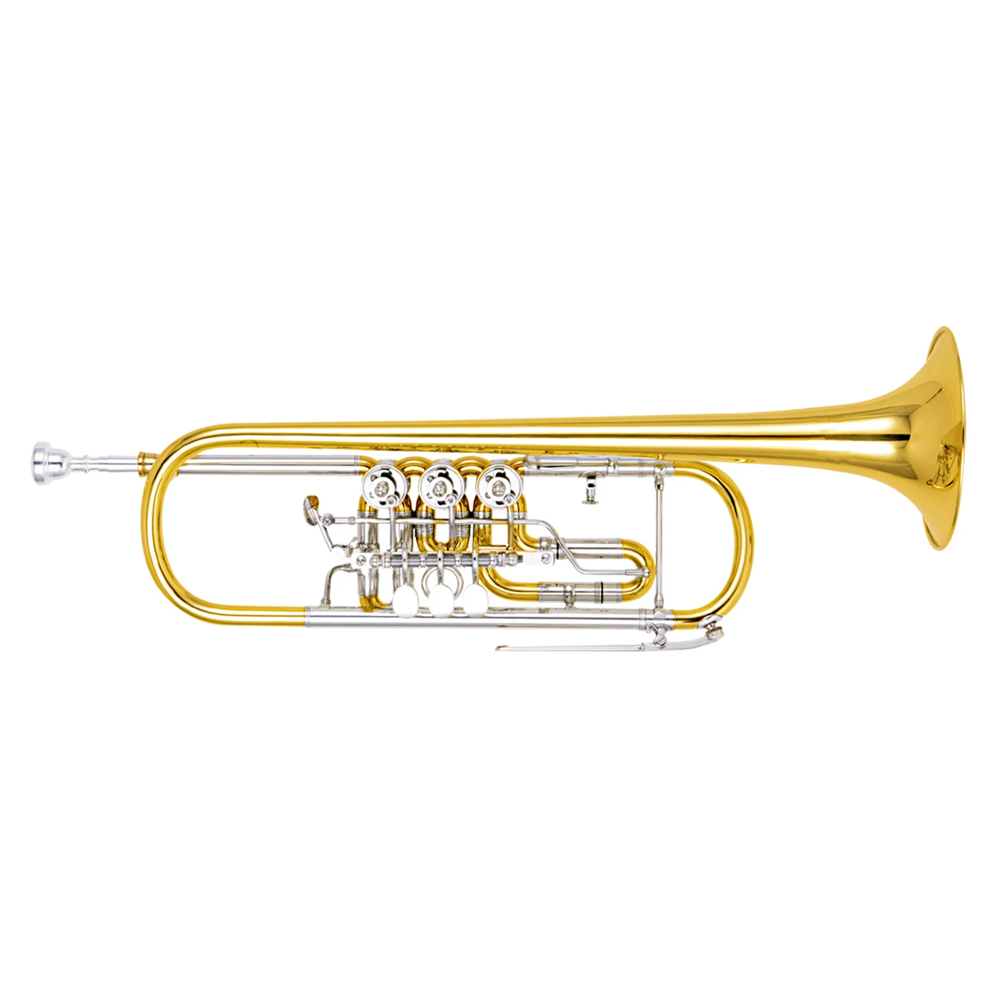 TR-440 Professional Bb Rotary Trumpet – High-Grade Brass
