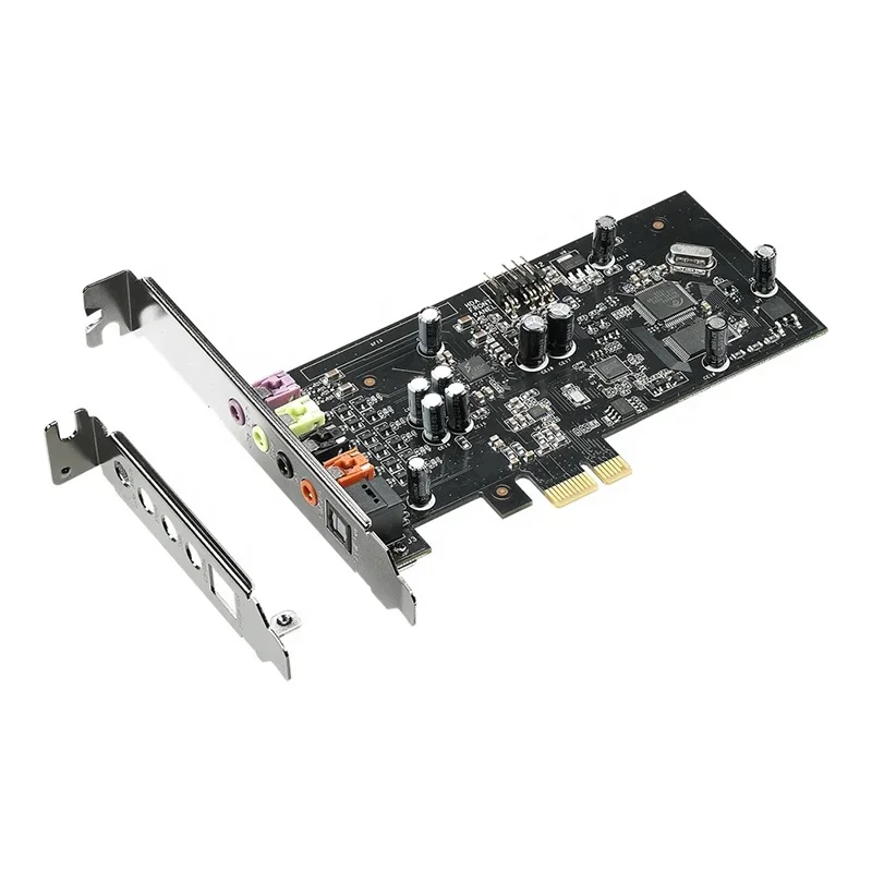 Original new 7.1 PCIe gaming sound card with 192kHz/24-bit Hi-Res audio for XONAR AE/SE