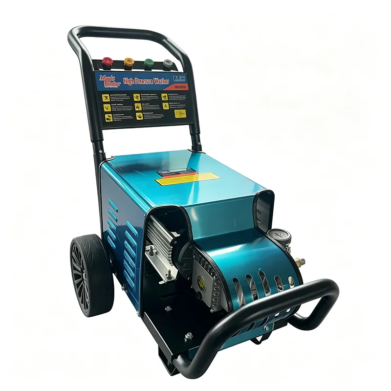 Electric industrial commercial high-pressure car washer, 250Bar, 5000W, stainless steel high-pressure pump, for automobiles