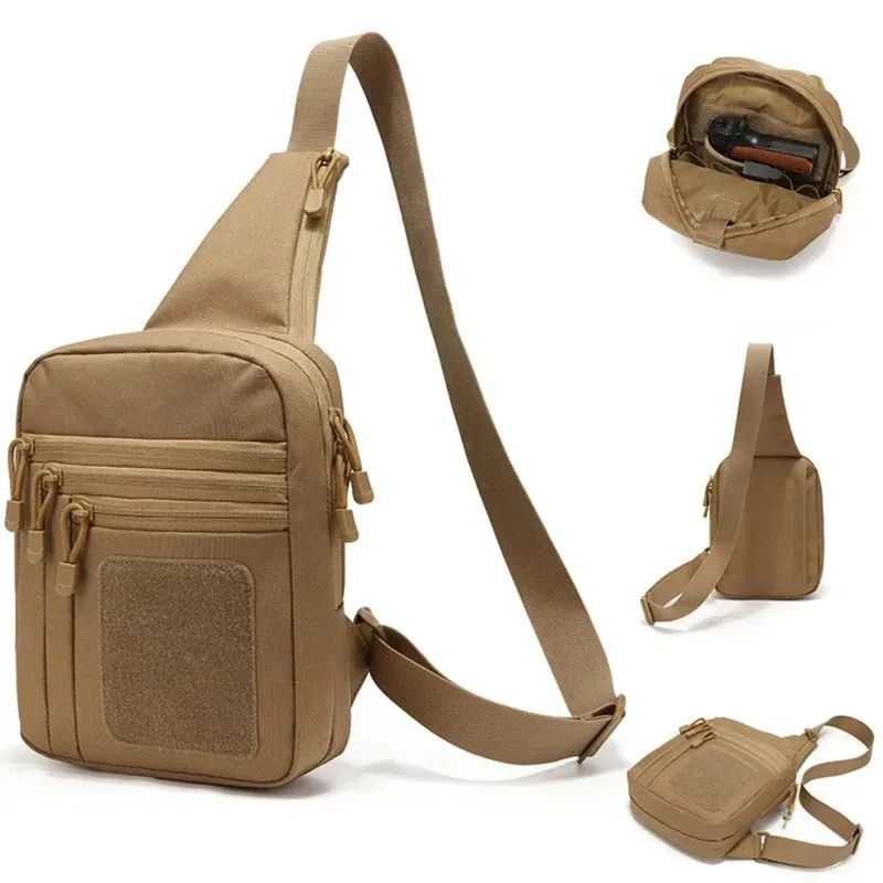 Tactical shoulder bag, holster, concealed carry, sling, messenger bag, suitable for hunting, camping, travel, tourism