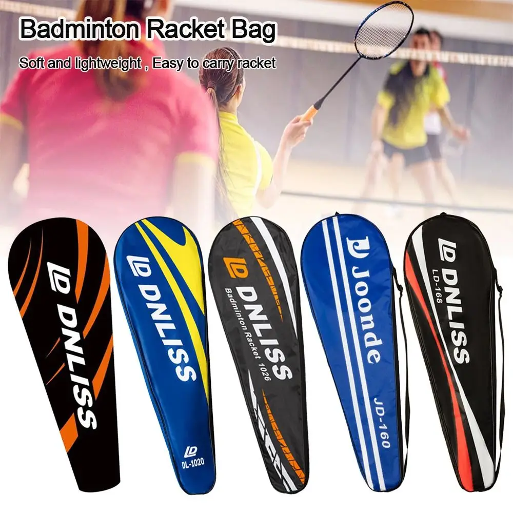 Oxford Badminton Racket Bag Protective Pouch Portable Thick Racket Bags Tennis Storage Badminton Racket