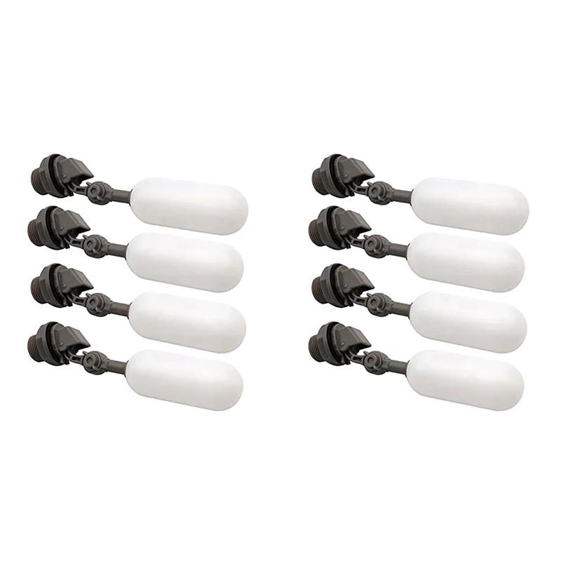 

AA81-8 PACK 3/4-дюймовый поплавковый клапан для воды с регулируемой рукояткой, пластиковый фильтр для воды, поплавковый шаровой клапан для резервуара для воды, бассейна