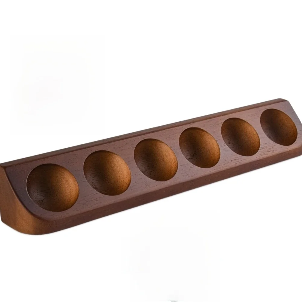 Hot Sale Wooden Golf Storage Rack Can Wall Mount 6 Standard Size Golf Ball Display Case Creative Storage Box Golf Ball Collector