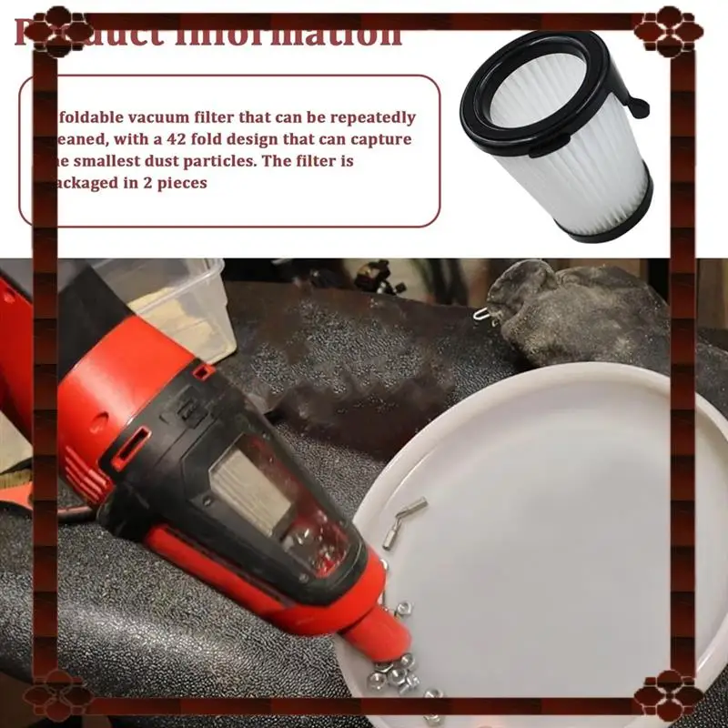 

24-Hour Delivery Replacement 49-90-1950 Vacuum HEPA Filter Replacement Parts Accessories Fits For 0850-20 Cordless Dry Vacuum (2