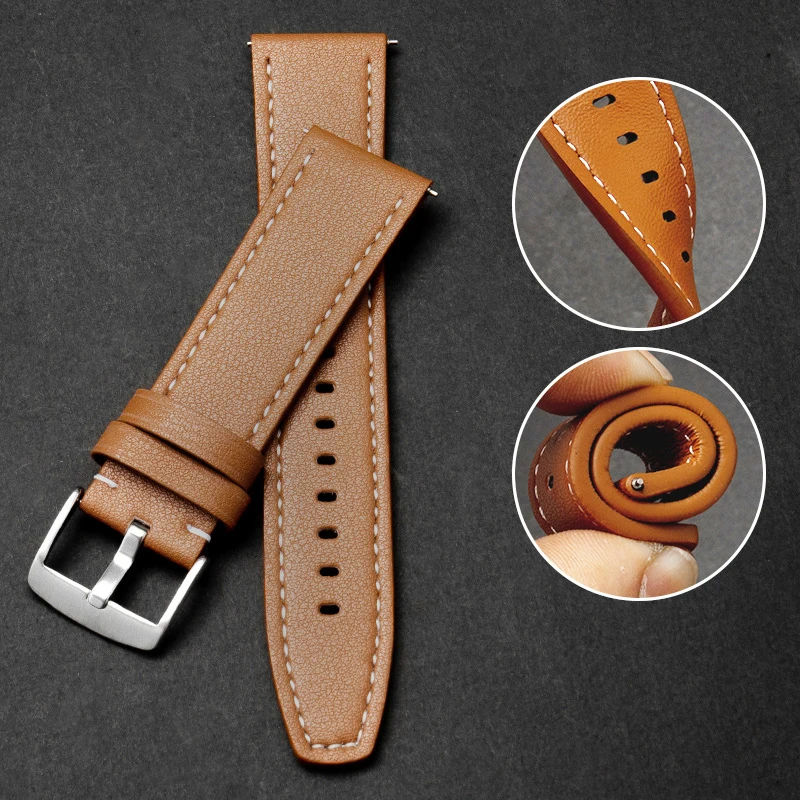 Leather strap for apple watch series 9 8 7 band 45mm 41mm se 6 5 4 44mm 40mm 3 42mm 38mm strap iwatch ultra 2 1 49mm bracelet