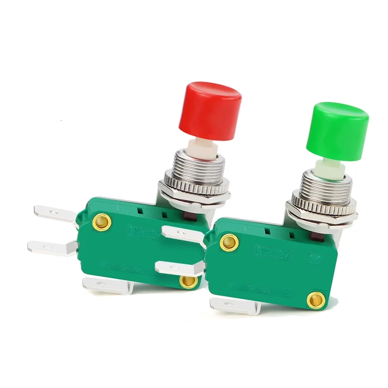 DS438-448 Microswitch Travel Limit Self-Resetting Switch Single/Duplex 16A 250V 1NO 1NC/2NO 2NC Red/Green