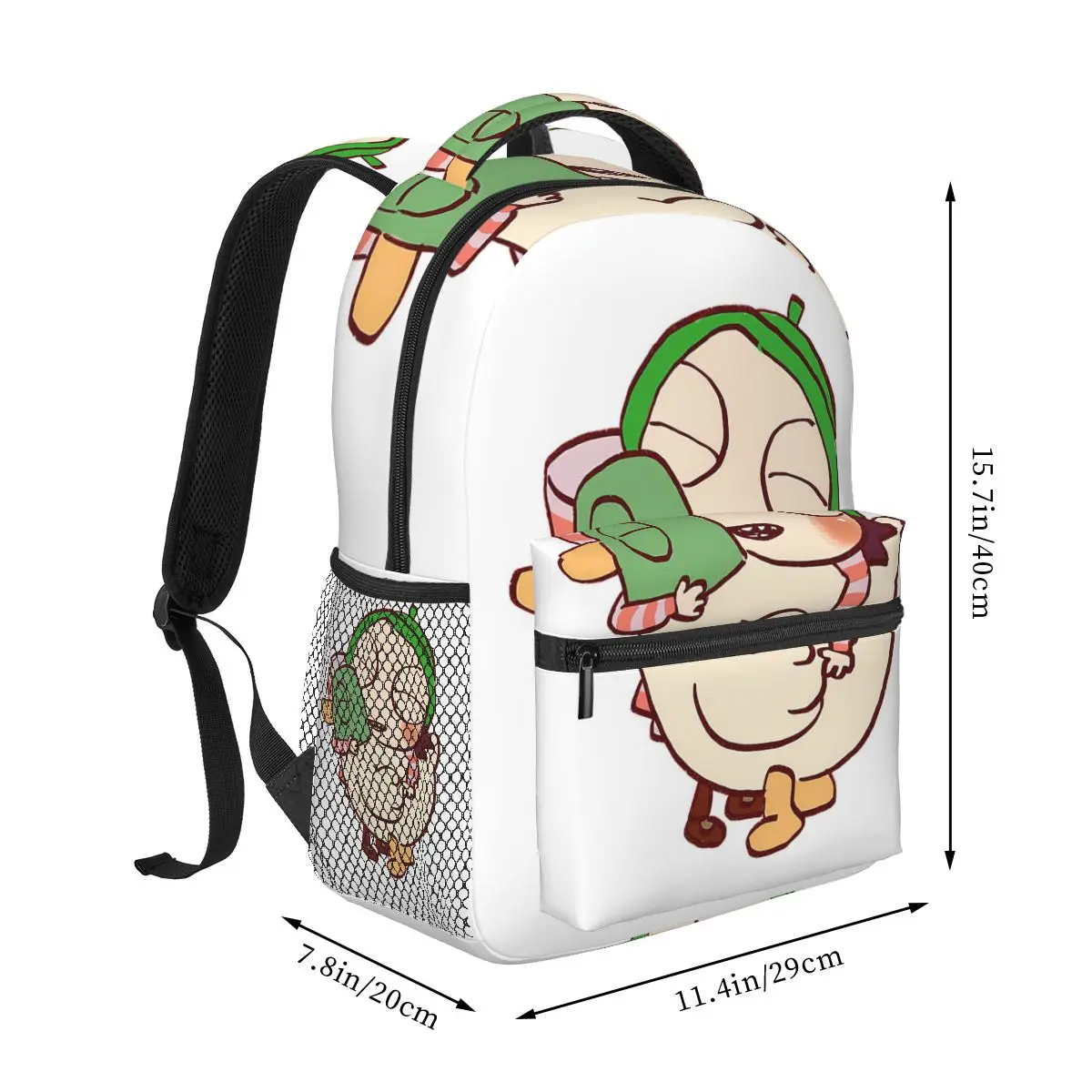 Cute And Pet Girl Her Friend Duck Cartoon Little Backpack Hot Sale Daypack Large Capacity BookBag School Bag Shoulder Bags