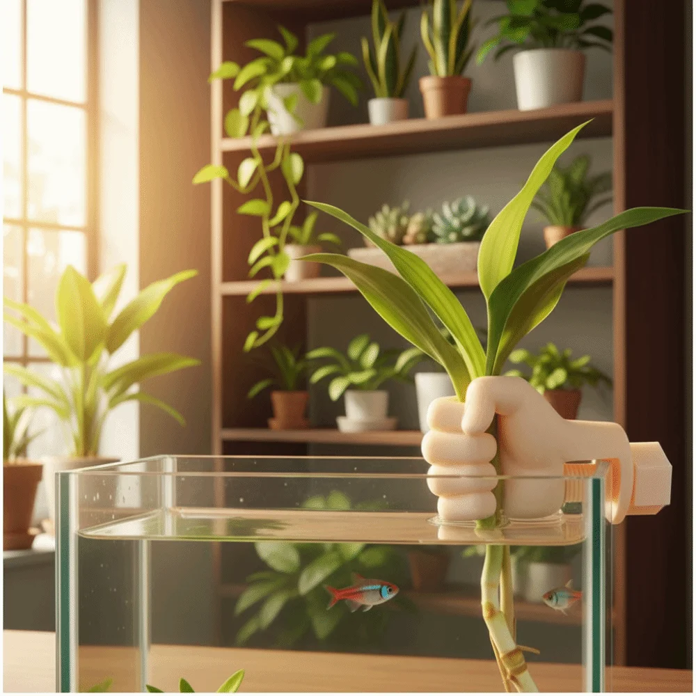 Unique Design Hydroponic Plant Stand Plant Bracket Funny Arm Plant Holder Decoration Ornaments Water Growns Plant Holder