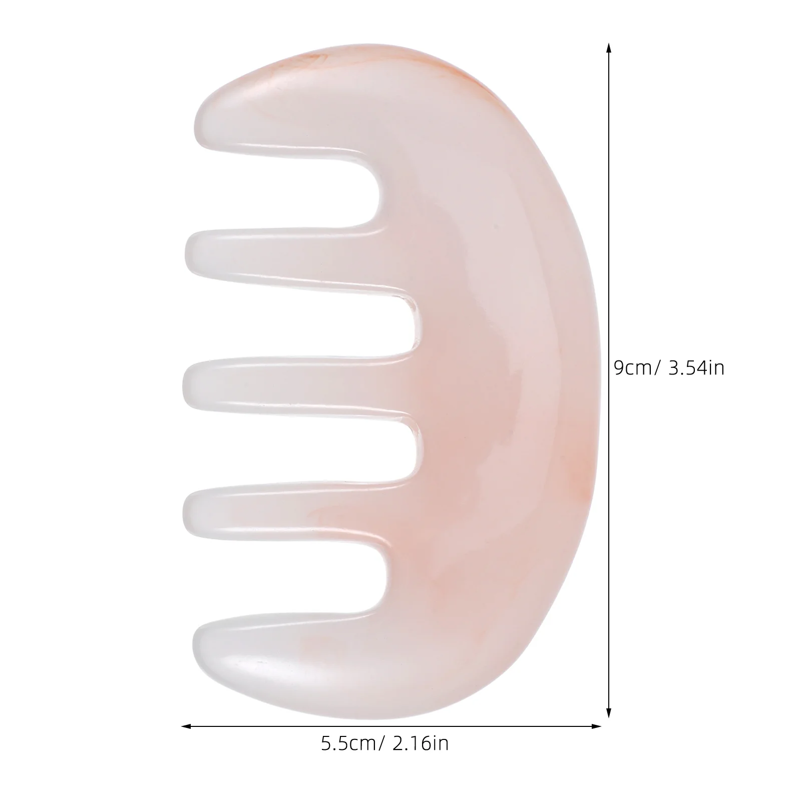 Smooth Five-tooth Massage Comb Woman Combs Anti Static Hair Brush Natural Resin Tool