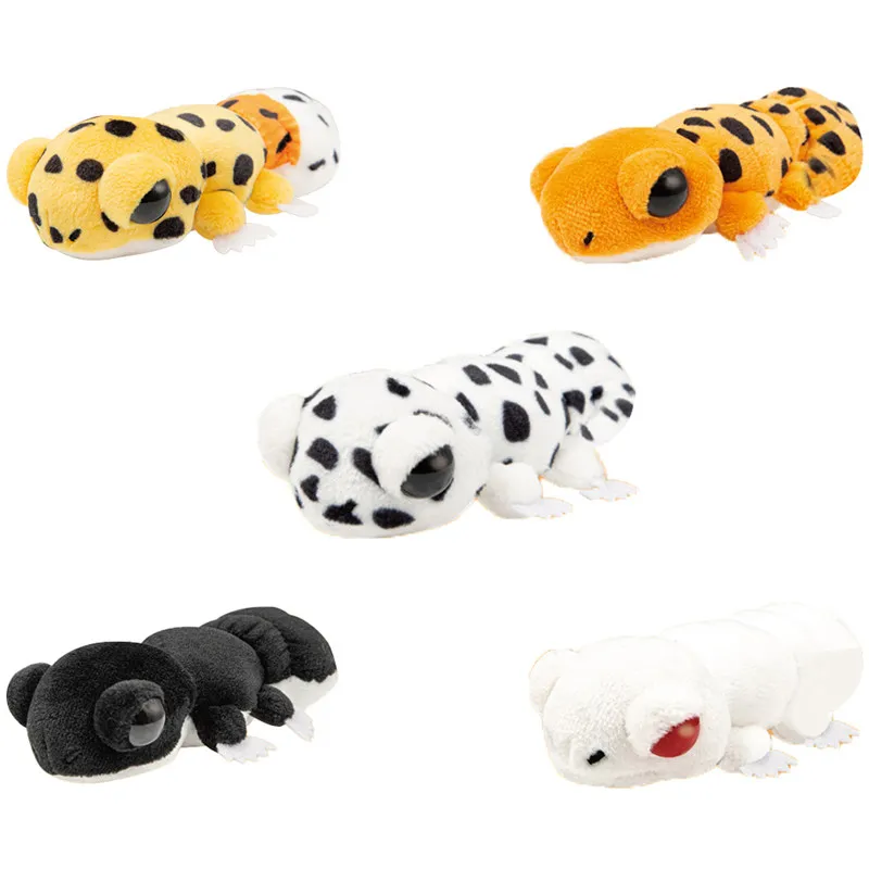 

Japan QUALIA Gachapon Capsule Toy Gecko Lizard Blind Box Plush Toy Series Doll Bag Charm Pendant Collection Boys Girls Gifts