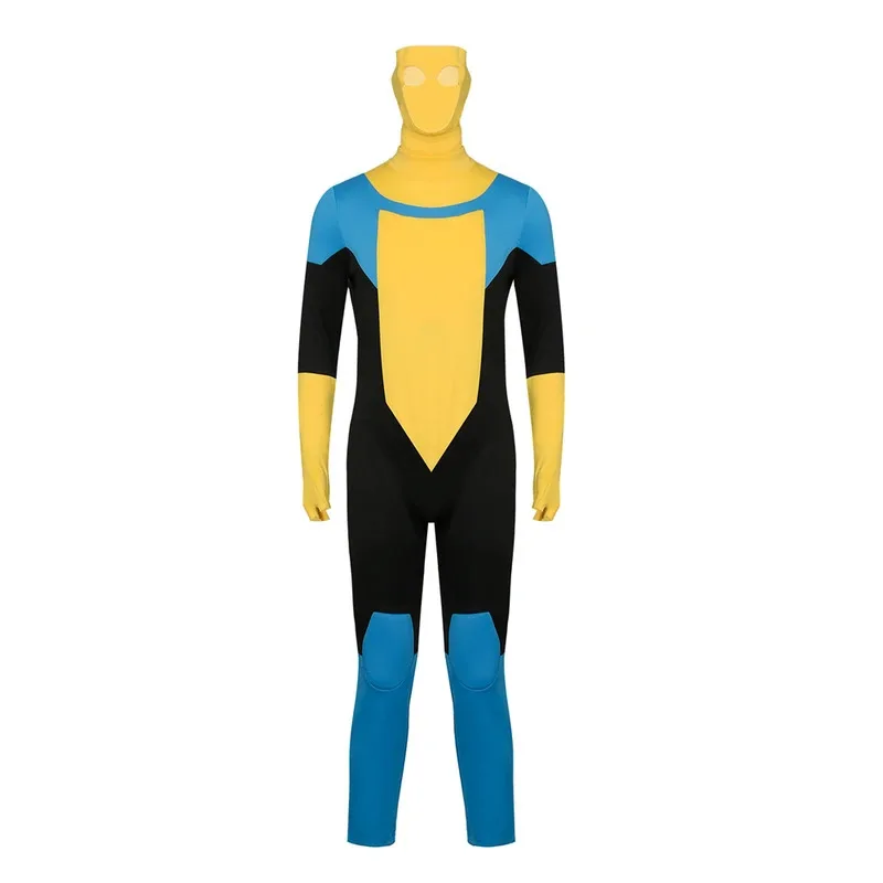 

25COSCartoon Invincible Cosplay Costume Mark Grayson Uniform Jumpsuit Halloween Carnival Outfits