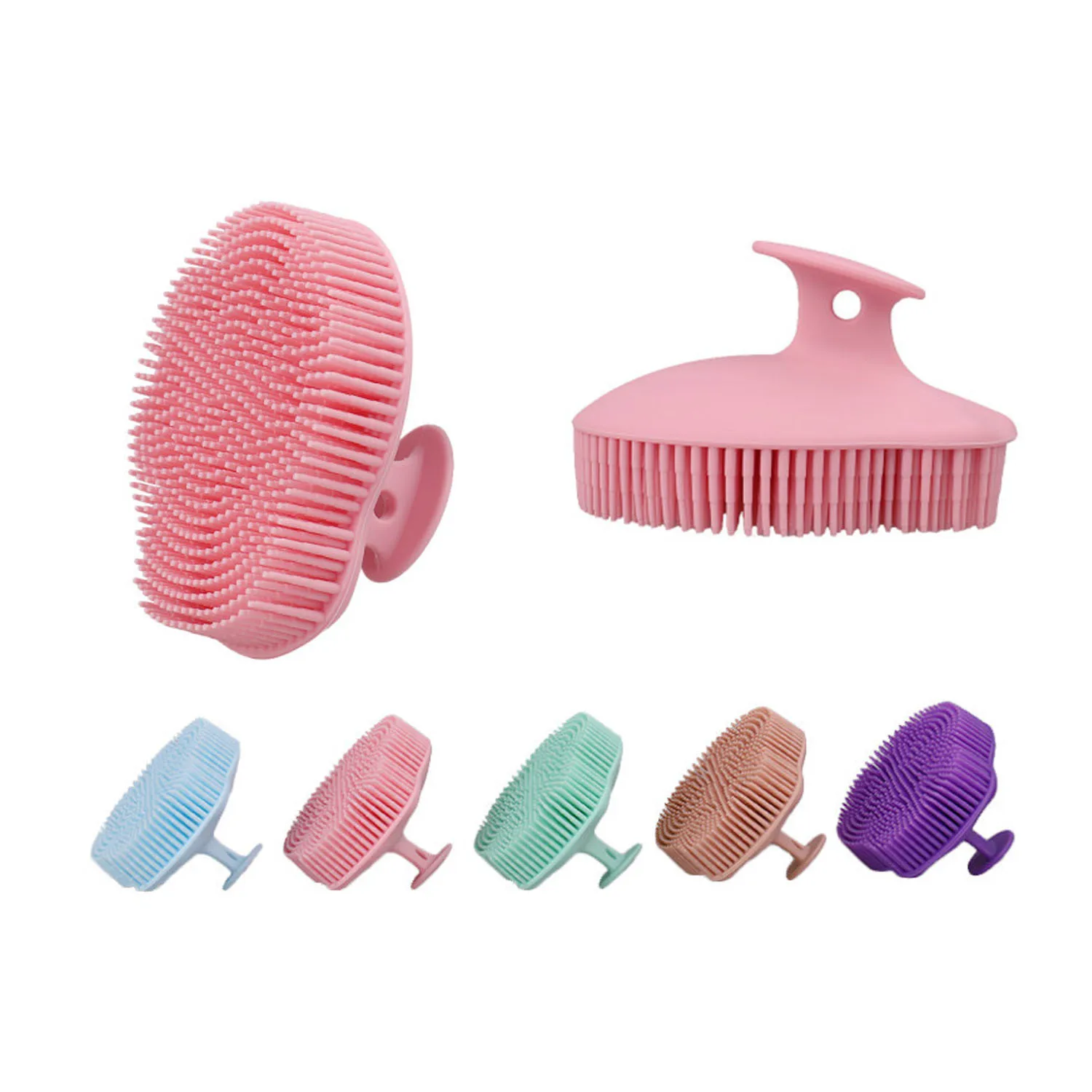 

Silicone Scalp Massager Shampoo Brush,Shower Scalp Scrubber with Soft Bristles, Scalp Brush for Hair Growth & Dandruff Treatment