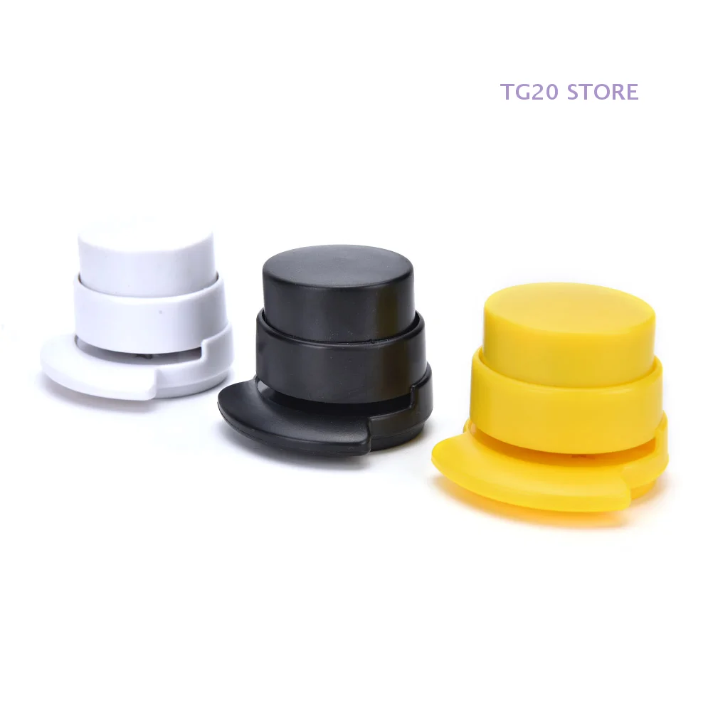 1 قطعة مكتب عشوائي المنزل التيلة الحرة دباسة دباسة ورقة ملزمة الموثق مشبك الورق #4