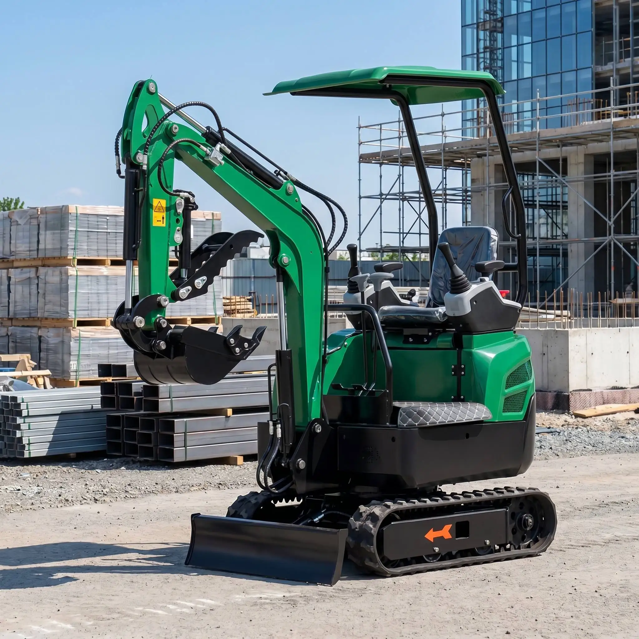 Factory DirectNarrow Space Adaptable rotor tilt for excavator small excavator for sale 3,5 ton excavator