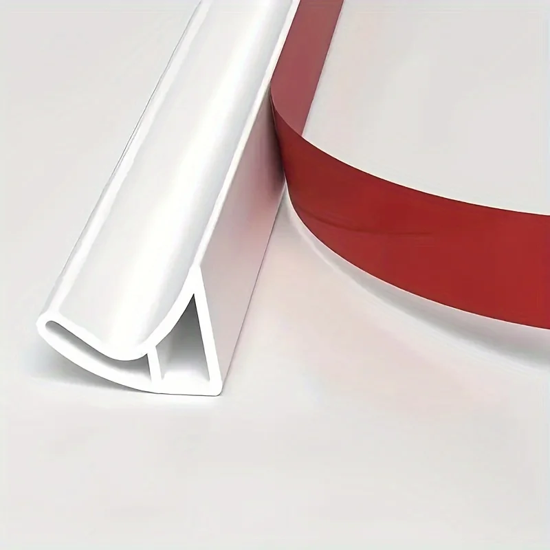 1Roll 3M Self-Adhesive Bathroom & Kitchen Water Barrier | Soft Seal Strip for Shower Threshold & Sink Edge | Leak-Proof Guard view 4
