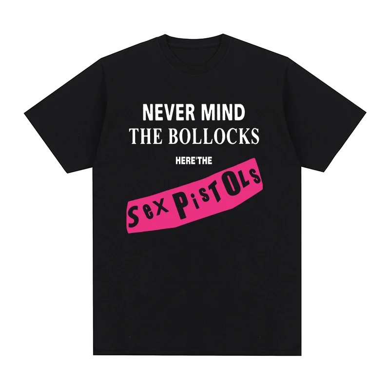 Sex Pistols Vintage T-shirt Never Mind The Bollocks Cotton Men T shirt New TEE TSHIRT Womens tops Unisex