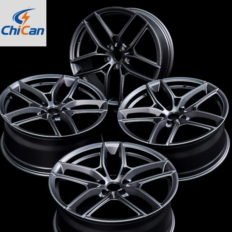 

【2026】Chican Custom Forged 18-24 Inch Factory Direct Custom 5 Spoke Concave T6061 Alloy Wheel Hub 5X112 5X108 5X114.3 5X120 Whee