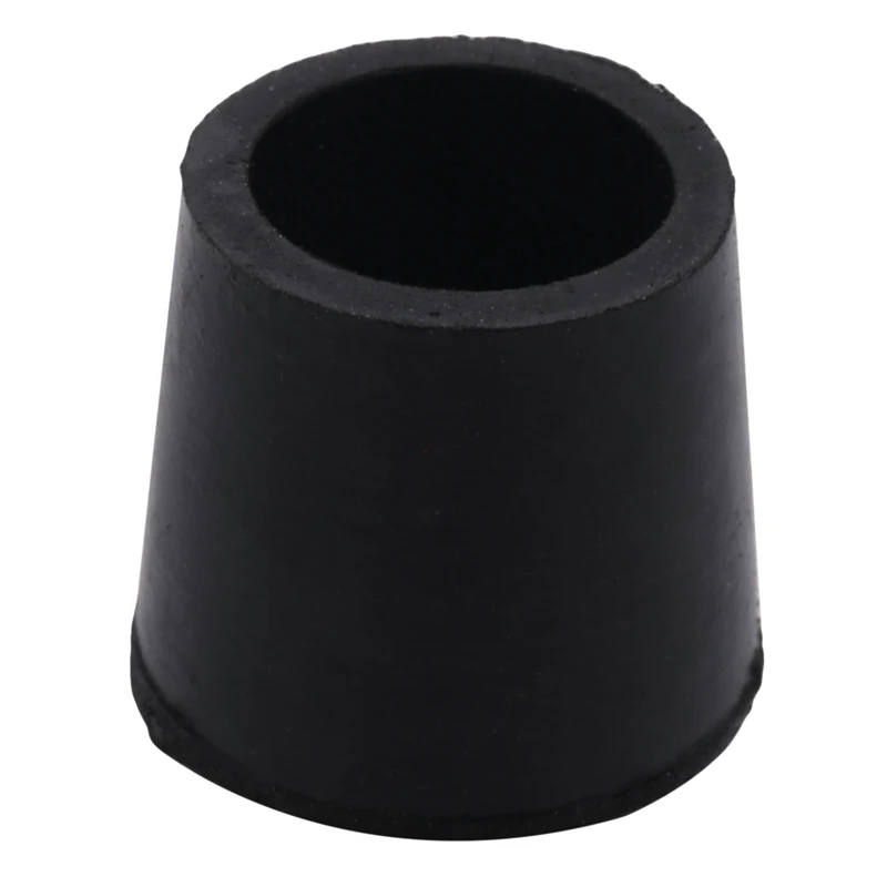 Hot 20 Pcs Rubber Cone Shape Desk Feet Protector Chair Leg Tip Pad Black