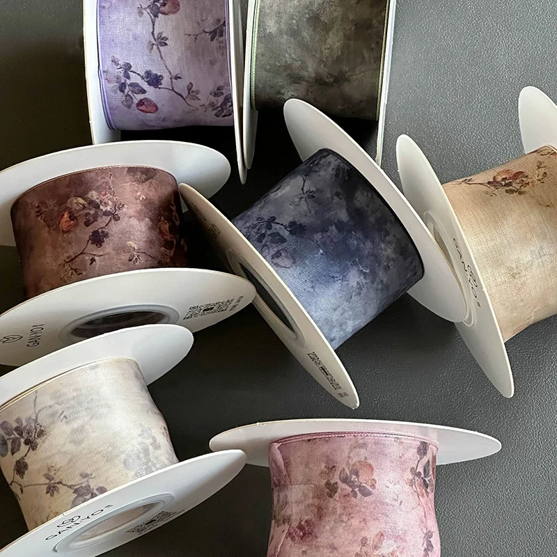 

10 Yards Antique Satin Ribbons For Gift Wrapping Decor Wedding Wreath Flower Bouquet Packaging Hairband Diy Sewing Supplies