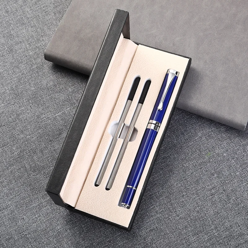 

Hot Selling Products 2023 Business Neutral Fashion Man Felt Tip Corporate Gift Set Birthday Metal Gel Pen Stationary Pens