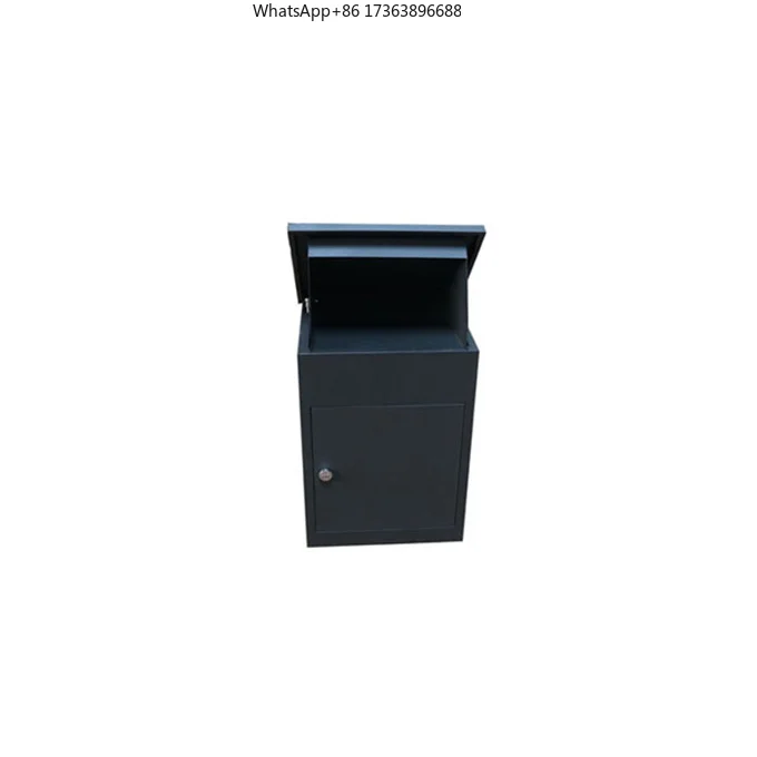 Galvanized Outdoor Steel Durable Large Mail Box White Plastic Mailbox Weatherproof Package Receiving Parcel Drop