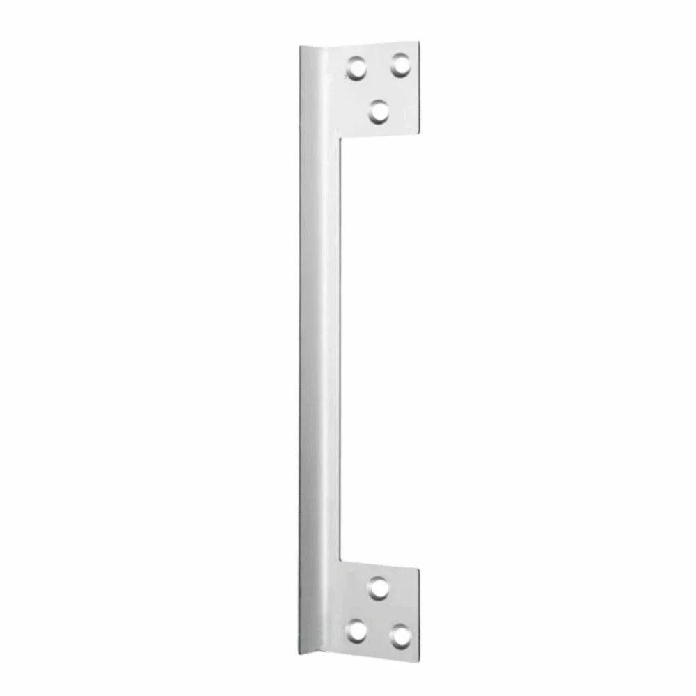 

Universal L-Shaped Door Locks Shield Plate Rustproof Stainless Steel Outswing Angle Cover Reversible Corrosion Resistant