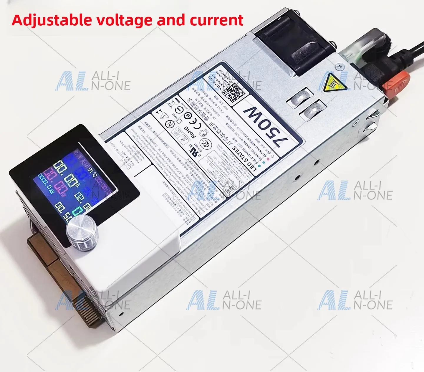 Modified Adjustable Power Supply D750ES1S3 Server Control Version Color Screen Battery Charging Power Supply Modification