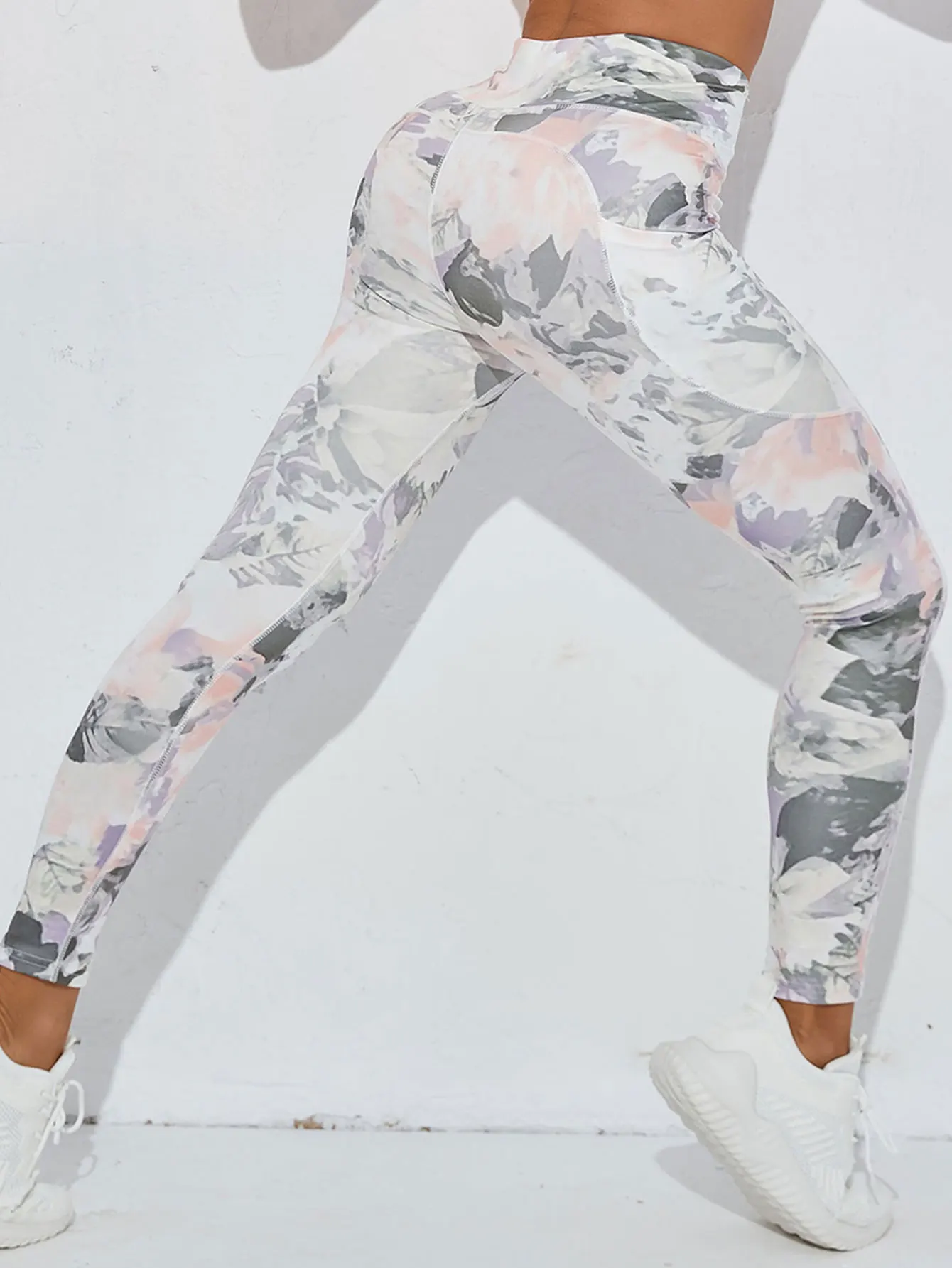 Casual Straight Leg Trousers Full Length Mid Waist Women's Bottoms Fashion Leggings Pants Style No Decoration