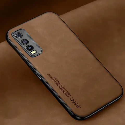 2025 Classic style popular Silicone Soft TPU Case For VIVO X50 Pro Plus Pu Leather Case For VIVO Y70S Y51S S7 Case