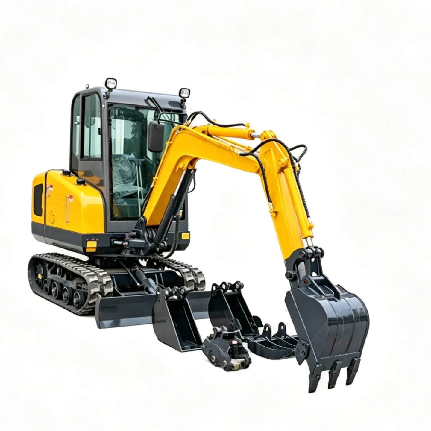2.5Ton Compact Crawler Excavator Hydraulic Mini Digger for Road Construction Projects