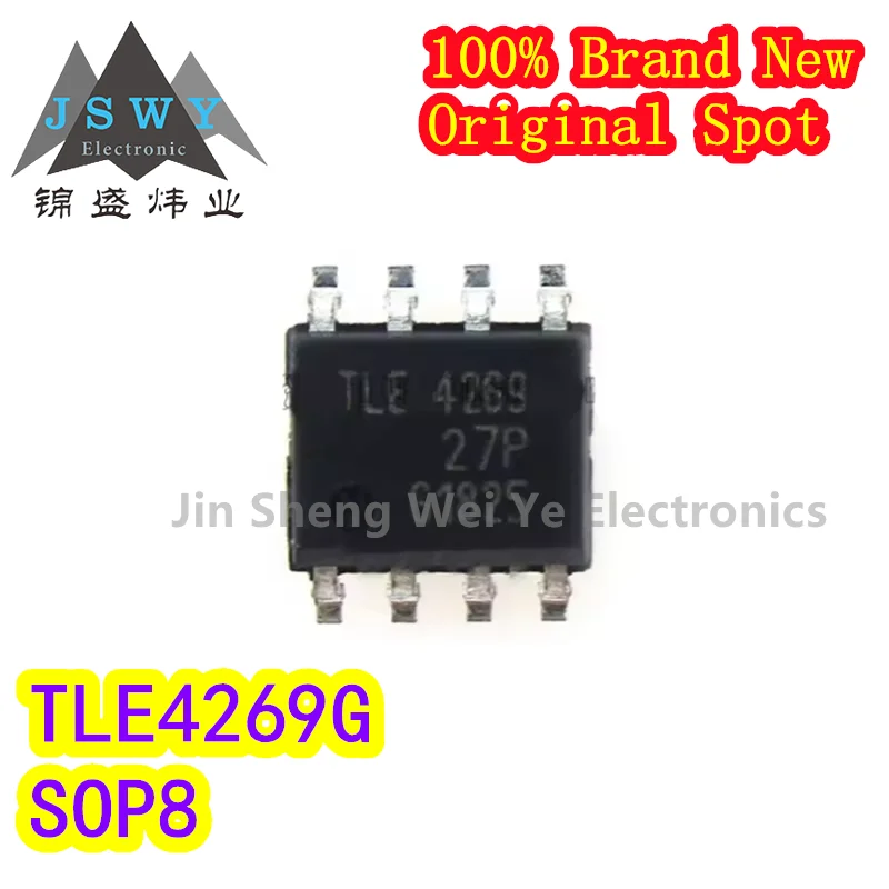 

TLE4269G TLE4269 4269G Linear Voltage Regulator Chip SOP-8 100% Brand New and Original Electronics