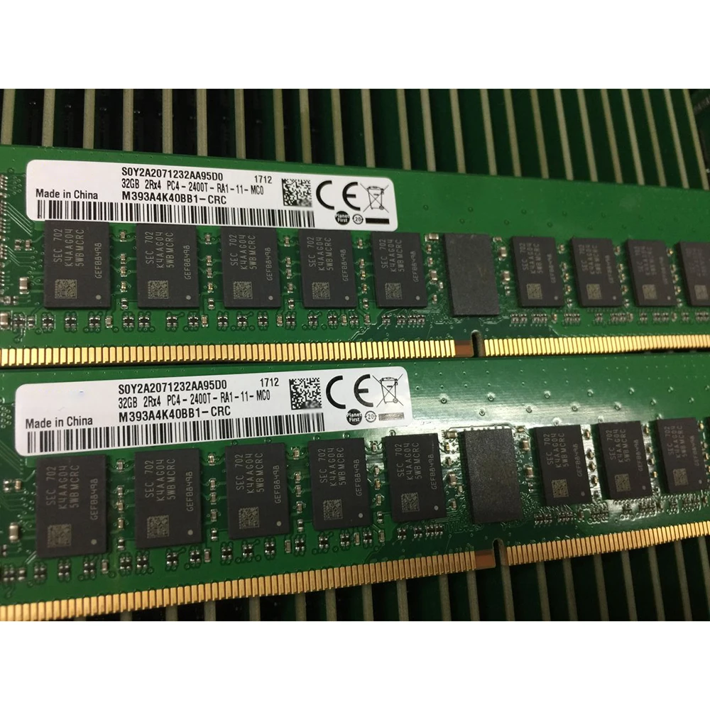 32G DDR4 PC4-2400T RDIMM For DELL R430 R730 R630 R930 Server Memory RAM Fast Ship Original Quality