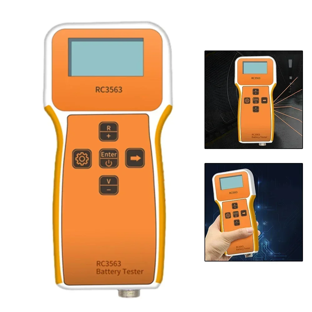 Professional Battery Voltage and Internal Resistance Meter for RC3563 Lithium Batteries Wide Measurement Capability