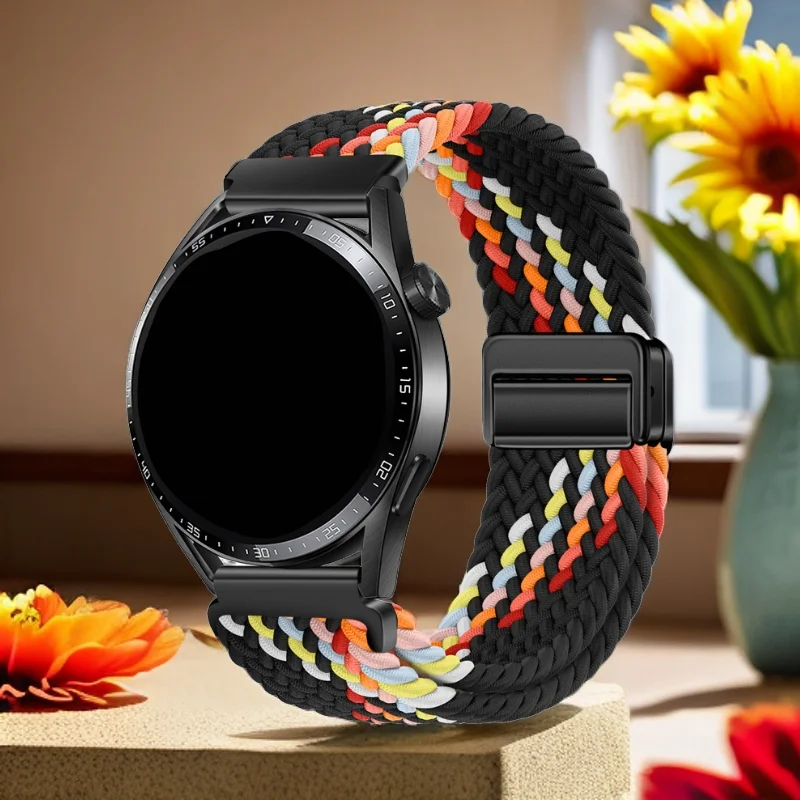 

18mm 20mm 22mm Universal Magnetic Loop For Samsung Watch/Huawei Watch/Amazfit Watch/Garmin Watch Braided Wristband Bracelets