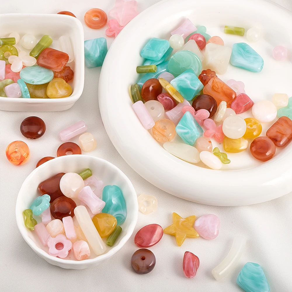 

50g/bag Candy Colored Irregular Scattered Beads For DIY Handmade Bracelet And Necklace Jewelry Accessories Wholesale Materials
