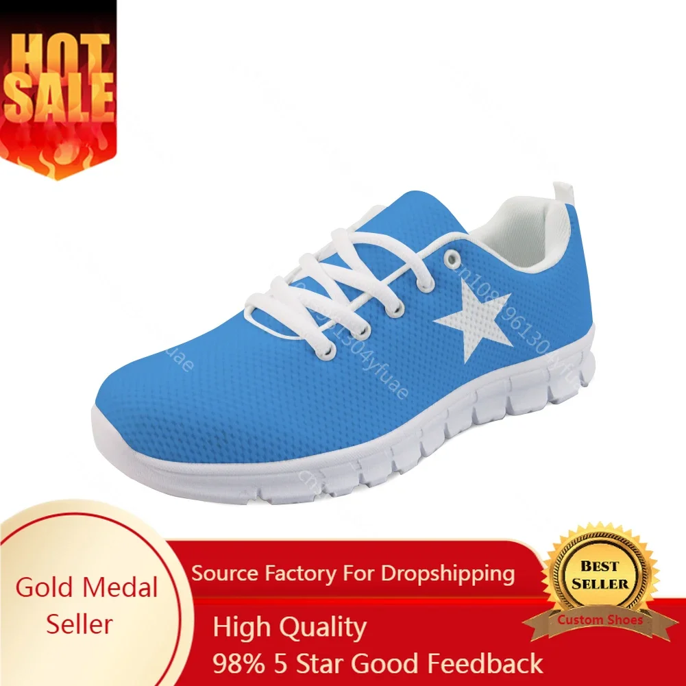 Somalia Youth Diy Free Custom Name Number Team Logo Som Nation Flag Soomaaliya Republic Somali Print Photo Casual Shoes