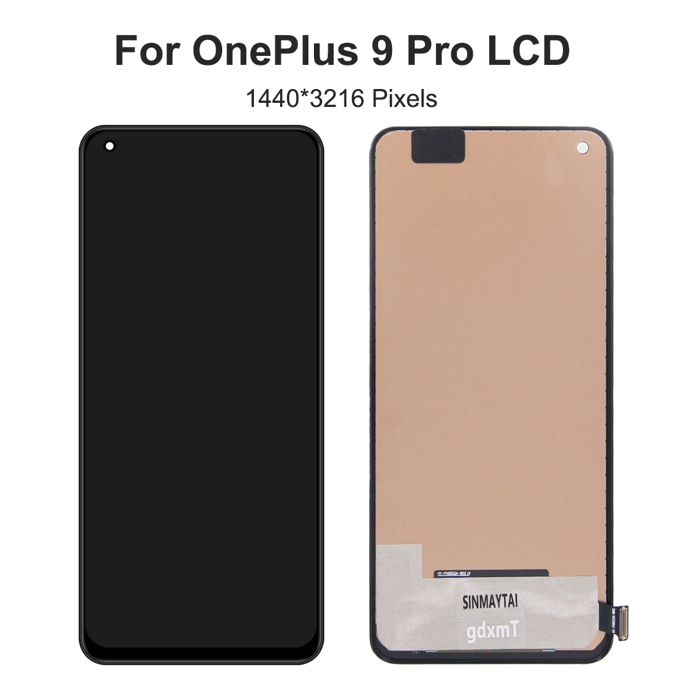 For OnePlus 9 Pro 6.7\'\'Tested 1+9Pro LE2121 LE2125 LE2123 LE2120 LCD Display Touch Screen Digitizer Assembly Replacement