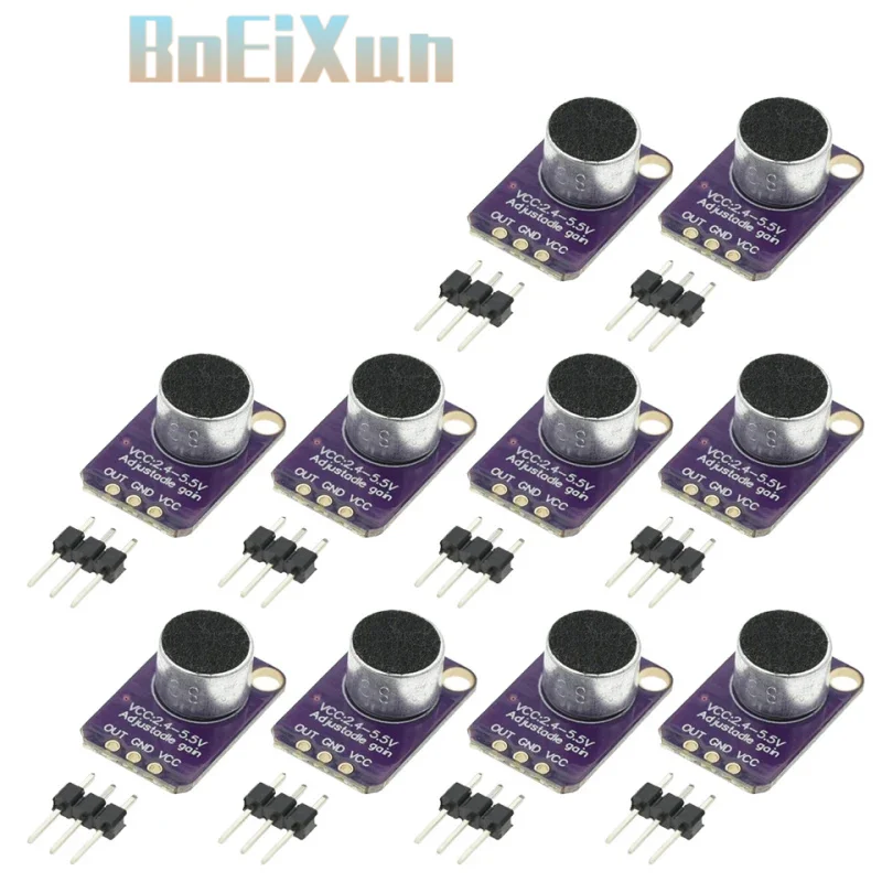 1/5/10pcs GY-MAX4466 Electret Microphone Amplifier Module MAX4466 Adjustable Gain For Arduino