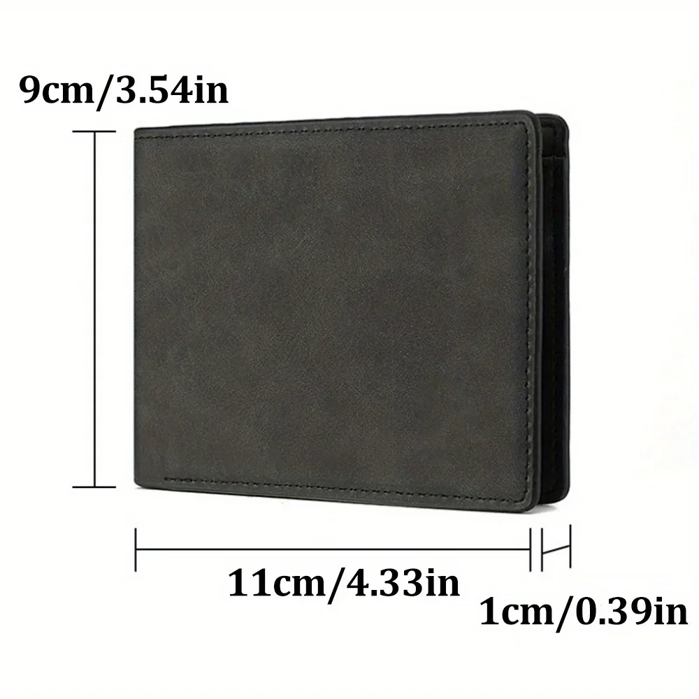 RFID Blocking Slim Wallet for Business Compact Multi-Card Slot Mini Wallet card holder Birthday Gift Ultrathin Men's Wallet