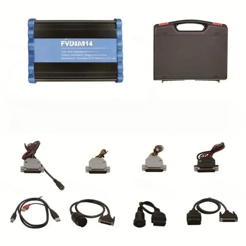 

The high-quality automotive diagnostic interface comes with 18 software programs