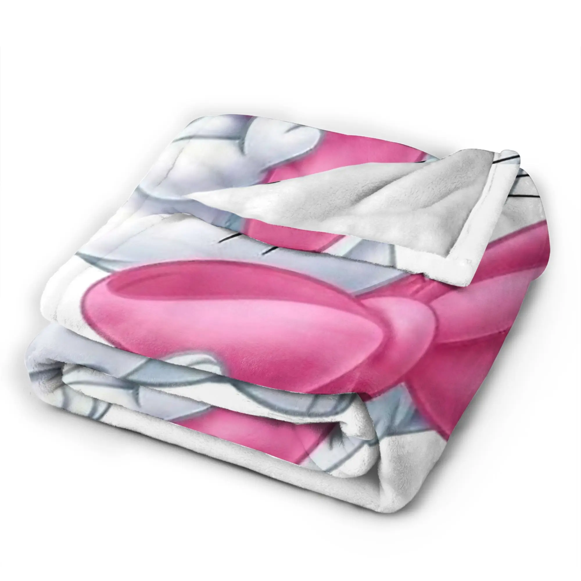 Marie Cat   Cartoon Cat Wool Blanket Customized Throw Blanket for Bed Sofa Couch 150*125cm Quilt,