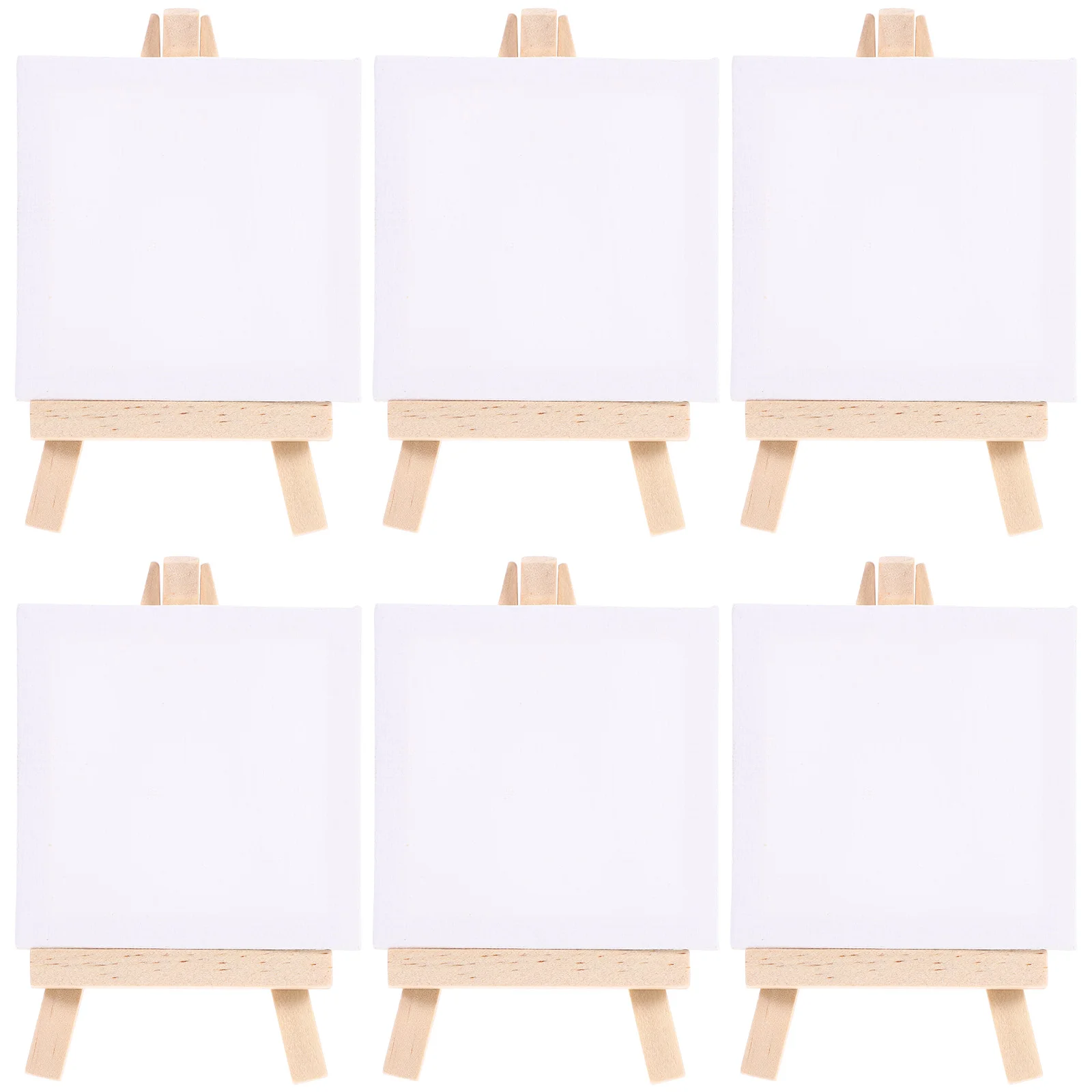 

6 Sets Painting Easel Wooden Table Top Easels for Drawing Board Toddler Sketchpad