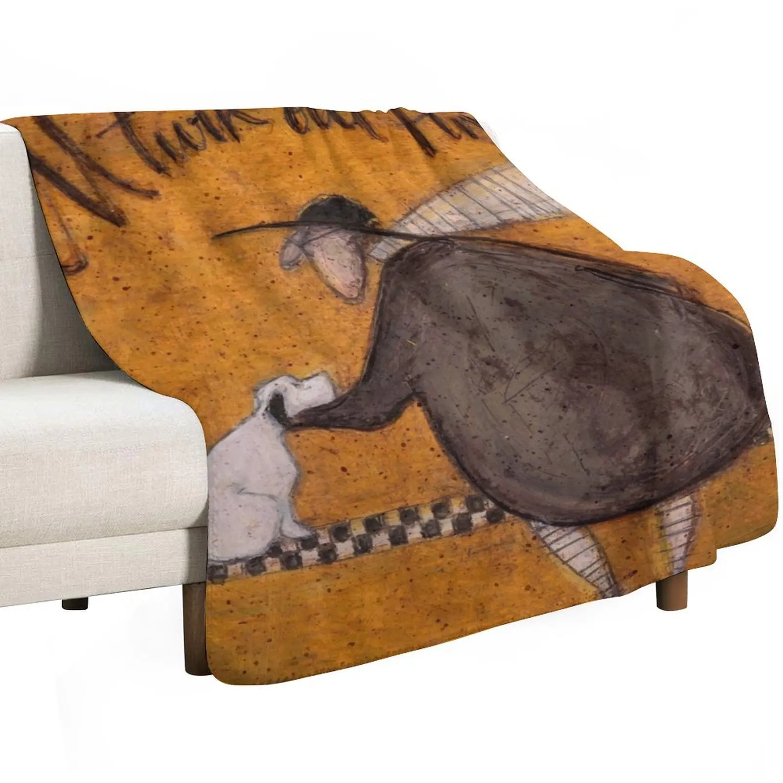 It Will Turn Out Fine Sam Toft Throw Blanket Bed linens for babies Hair Bed Fashionable Hairy Loose Blankets