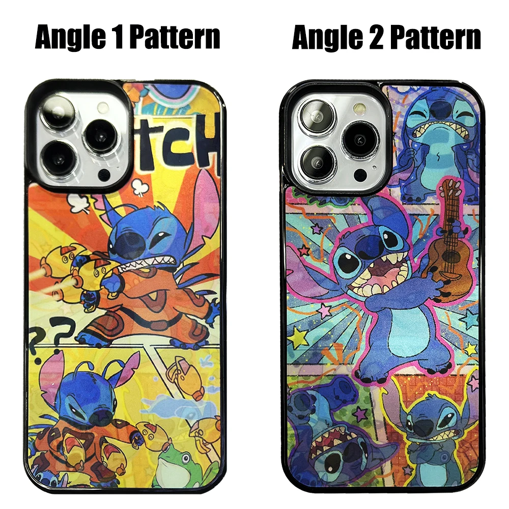 

Cartoon Anime Stitch 3D Changing Visual Phone Case With Magsafe For iPhone 15 14 13 12 11 Pro Max Magnetic Wireless Charge Case