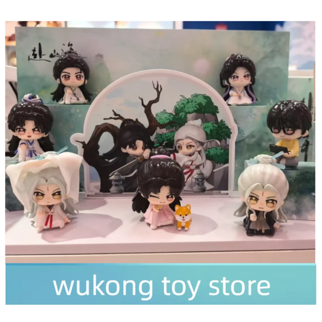 

Мини-фигурка Fu Shan Hai, ПВХ, настольное украшение от сидения, горы, моры, серия, загадочная слепая коробка, подарок, Коллекционная модель игрушки