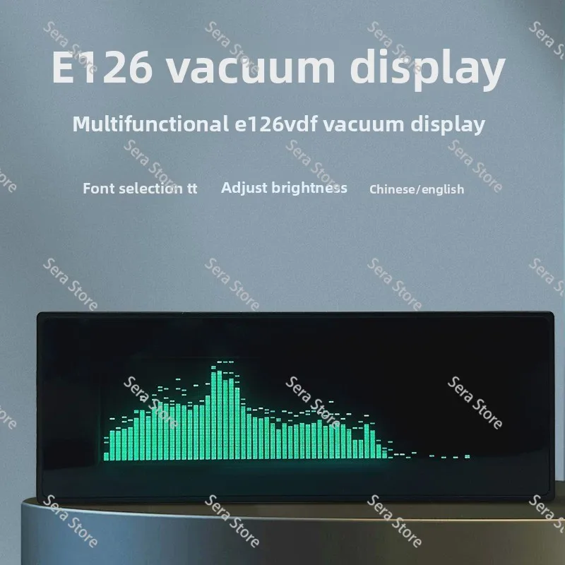 Vacuum VFD Spectrum Display E126 Voice Activated Music Spectrum Level VU Strap WiFi Weather Forecast Clock
