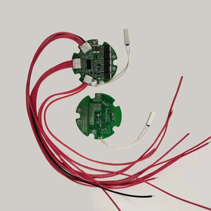DT21 Круглая BMS 10S 36В 20А с датчиком температуры для батарейного блока в форме бутылки - плата защиты заряда и разряда с раздельным портом