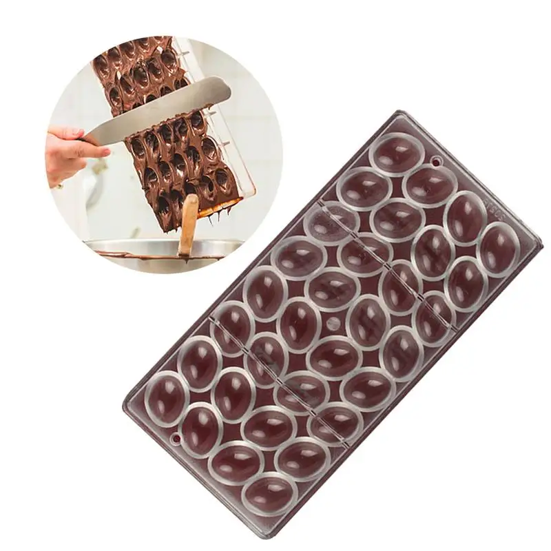 Chocolate Molds 32 Cavity Rectangle Cake Baking Molds Handmade Mold DIY Ice Trays For Hot Chocolate Bombs Kitchen Accessories