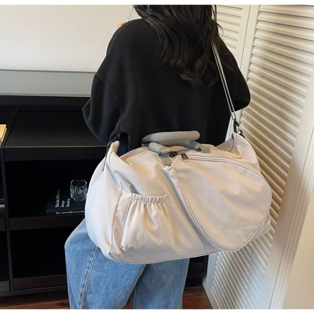 Professional Large Capacity Badminton Rackets Bag Dry Wet Separation Durable Sports Shoulder Bag Multifunctional Trip Tote Bag